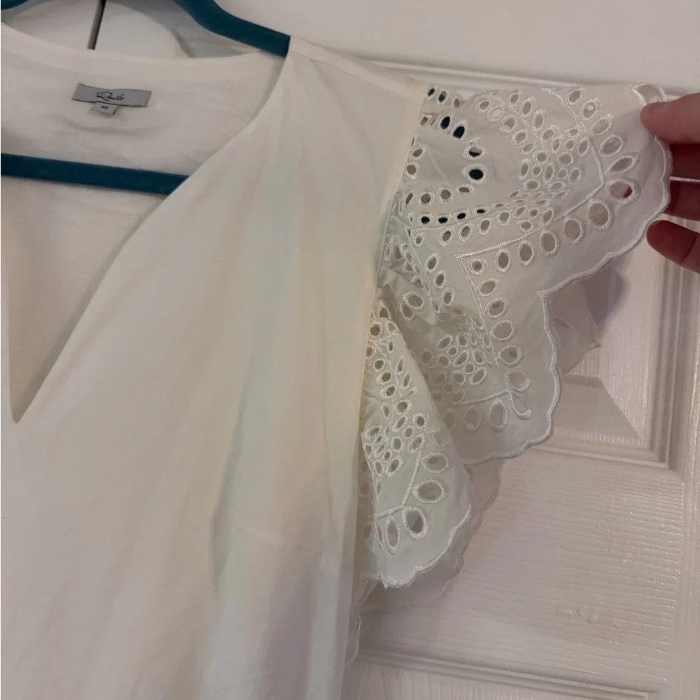 Rails Gia Belted Eyelet Midi Dress - Picture 6 of 8